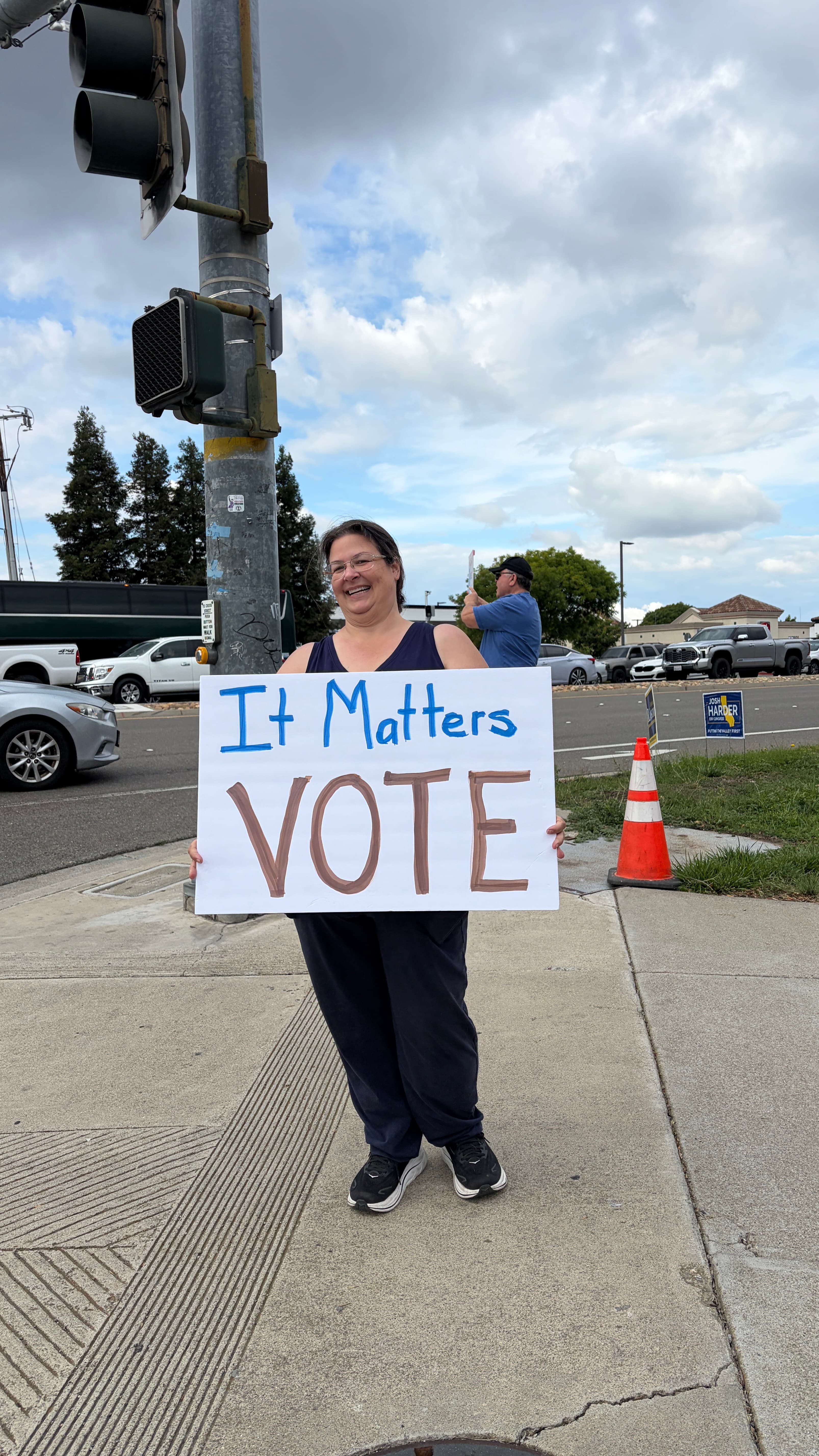 Tracy neighbors gathered at a public demonstration