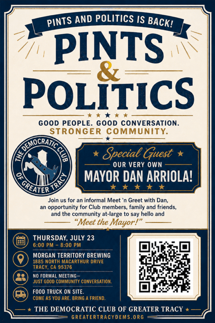 Pints and Politics Is Back!